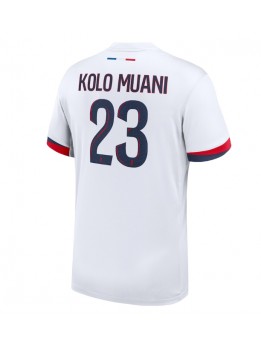 Billige Paris Saint-Germain Randal Kolo Muani #23 Bortedrakt 2024-25 Kortermet